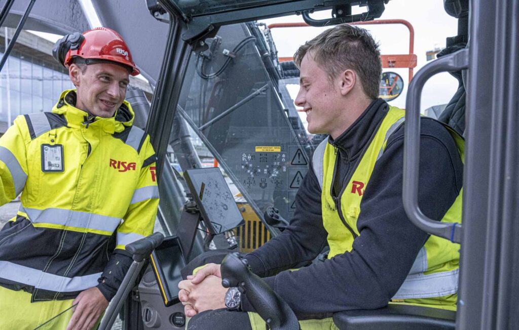 Adrian Nærland og Svein Arild Tandrevoll i Risa