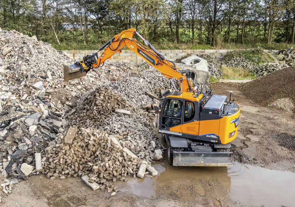 Develon DW165 WR. Elektrisk korthekk hjulgraver.